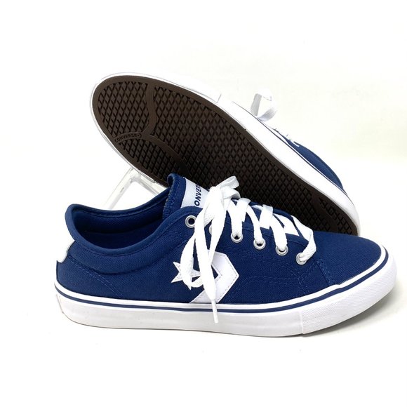 đź’–MEGA SALEđź’–CONVERSE STAR PERLA Shoes Women 665317C Navy Canvas Skate Sneakers - Picture 4 of 8